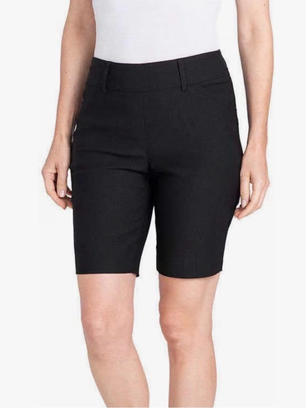 Hilary Radley Black Bermuda Shorts